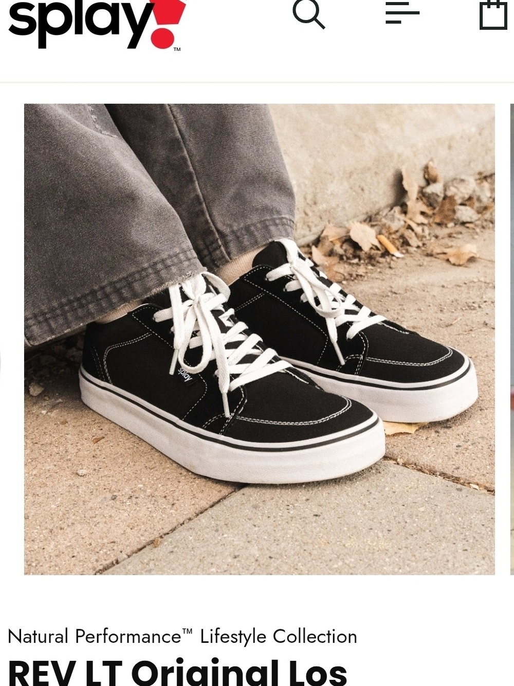 Splay REV Low-Top Canvas Skate Shoes